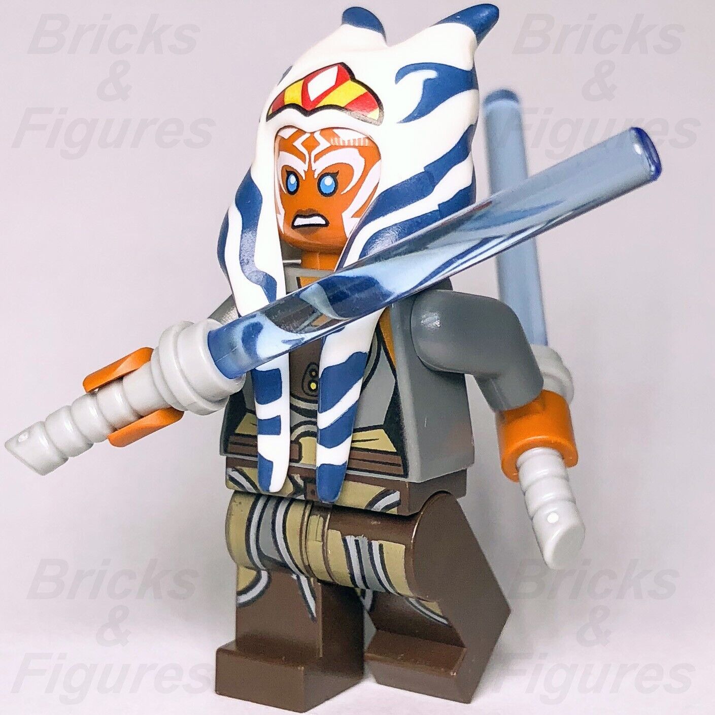 LEGO Star Wars Ahsoka Tano Minifigure Adult Jedi Master Rebels 75158 sw0759 New - Bricks & Figures