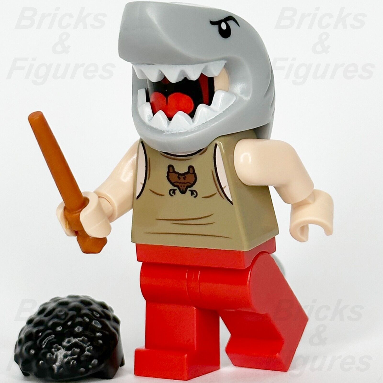 Lego shark head sale minifigure
