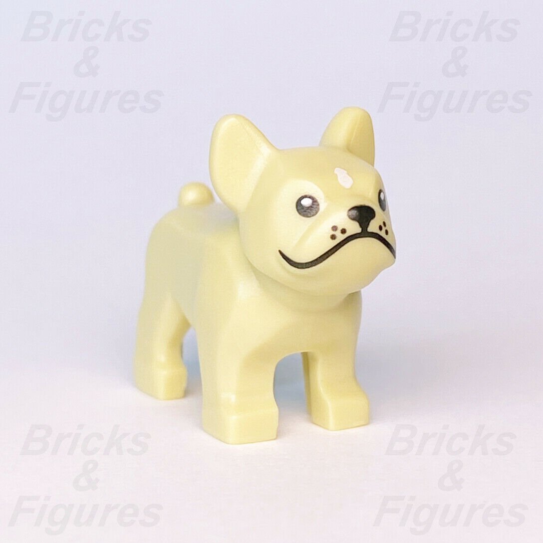 Creator LEGO French Bulldog Tan Dog Animal Minifigure Part 10291 71018