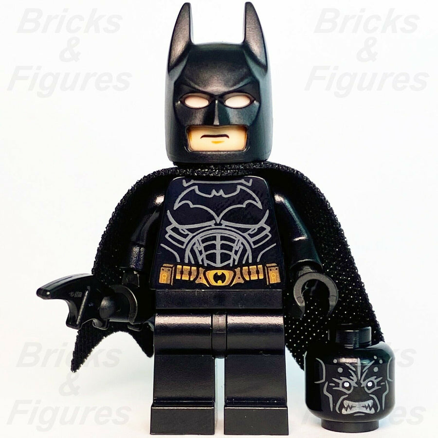 DC Super Heroes LEGO Batman with Angry Fangs Head Dark Knight Minifigure 76239 - Bricks & Figures