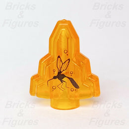 Jurassic World LEGO Black Mosquito in Amber Crystal Part Dinosaur DNA 75919 - Bricks & Figures