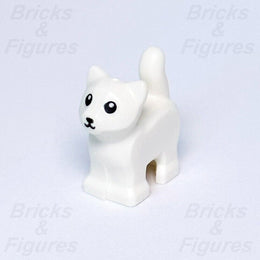 LEGO Kitten White Minifigure Baby Cat Animal Town City Part 60321 60386 10306 - Bricks & Figures