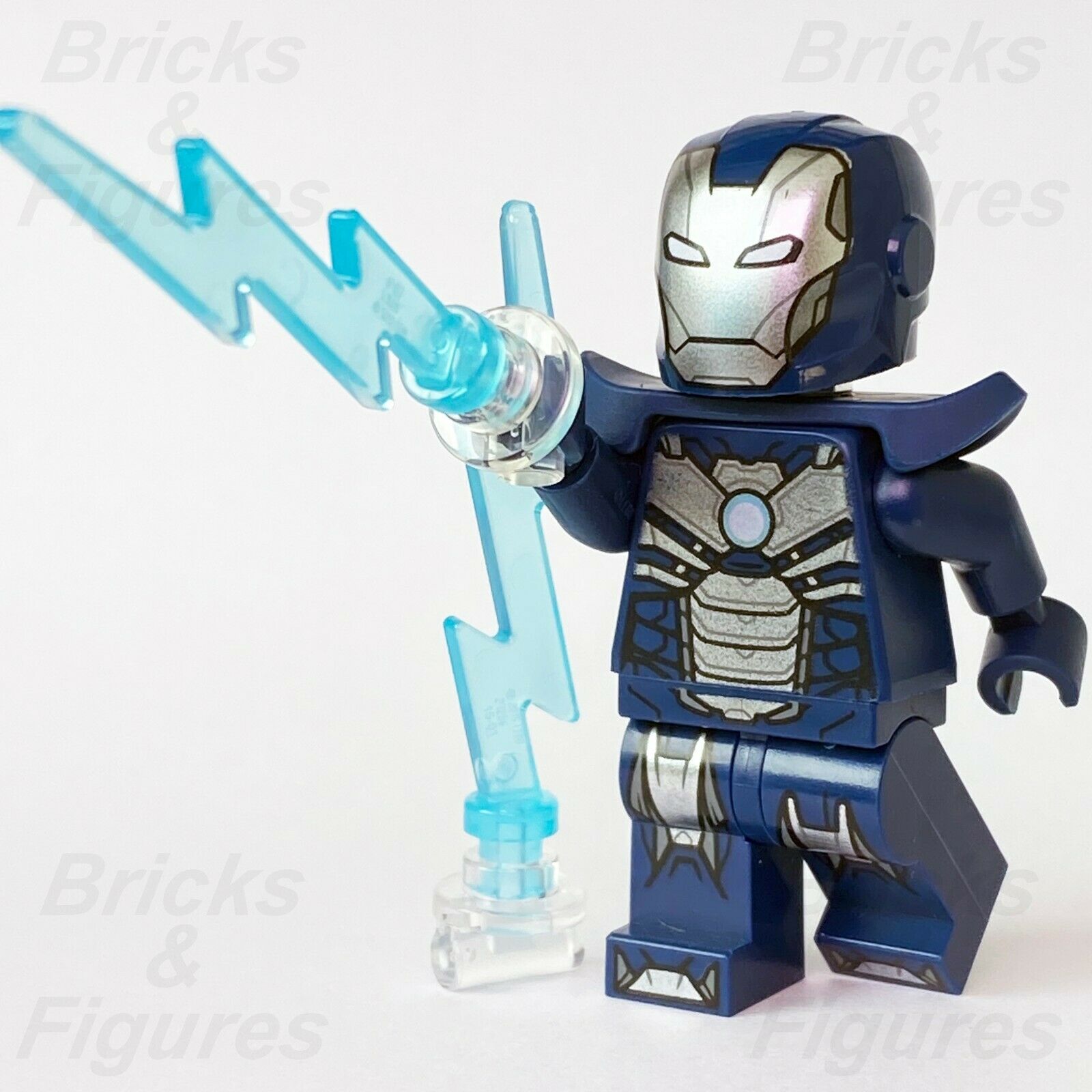 Marvel Super Heroes LEGO Iron Man Tazer Armor Mark 30 Avengers Minifigure 76166 - Bricks & Figures