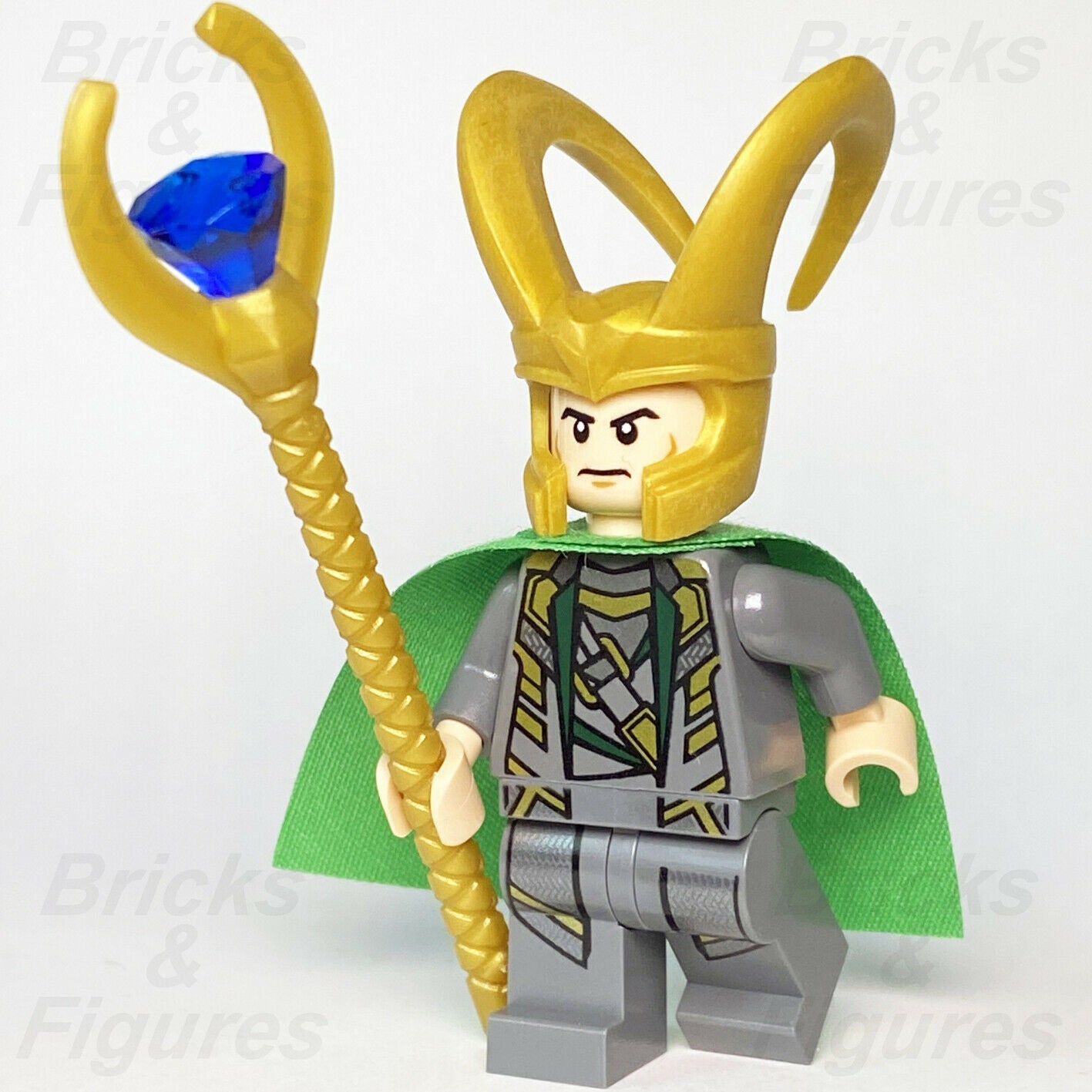 New Marvel Super Heroes LEGO Loki Odinson God of Mischief Minifigure 10721 - Bricks & Figures