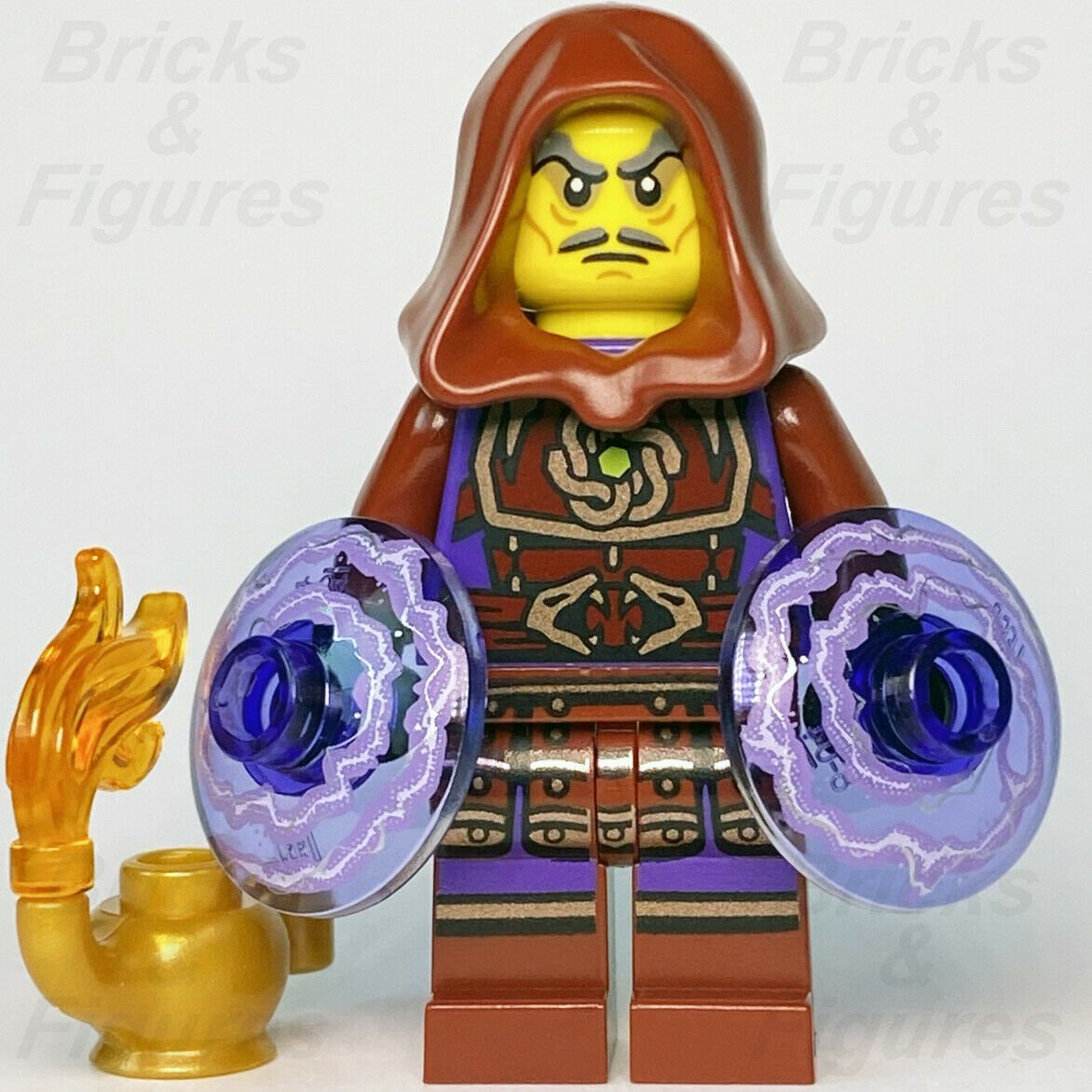 New Ninjago LEGO Clouse with Lamp Skybound Dark Magic Master Minifigure 891610 - Bricks & Figures