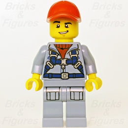 Town City LEGO Mini-Submarine Pilot Deep Sea Explorers Minifigure 60263 cty1163 - Bricks & Figures