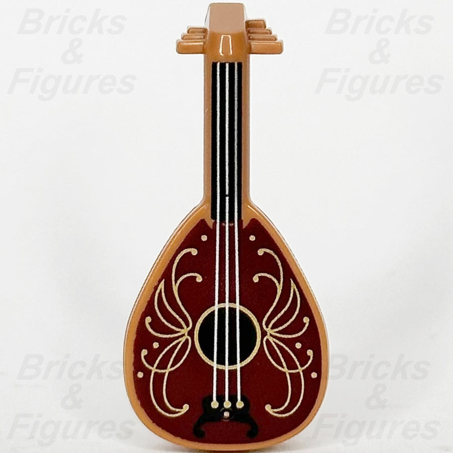 LEGO® Lute Guitar Minifigure Accessory Part Musical Instrument Utensil 80503pb040