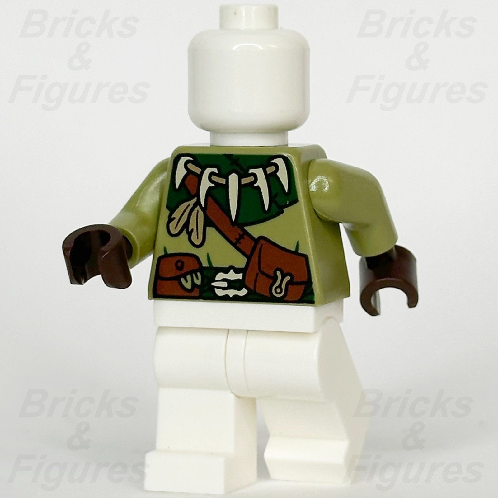 LEGO Dungeons & Dragons Halfling Druid Minifigure Torso Part Olive Green 418791