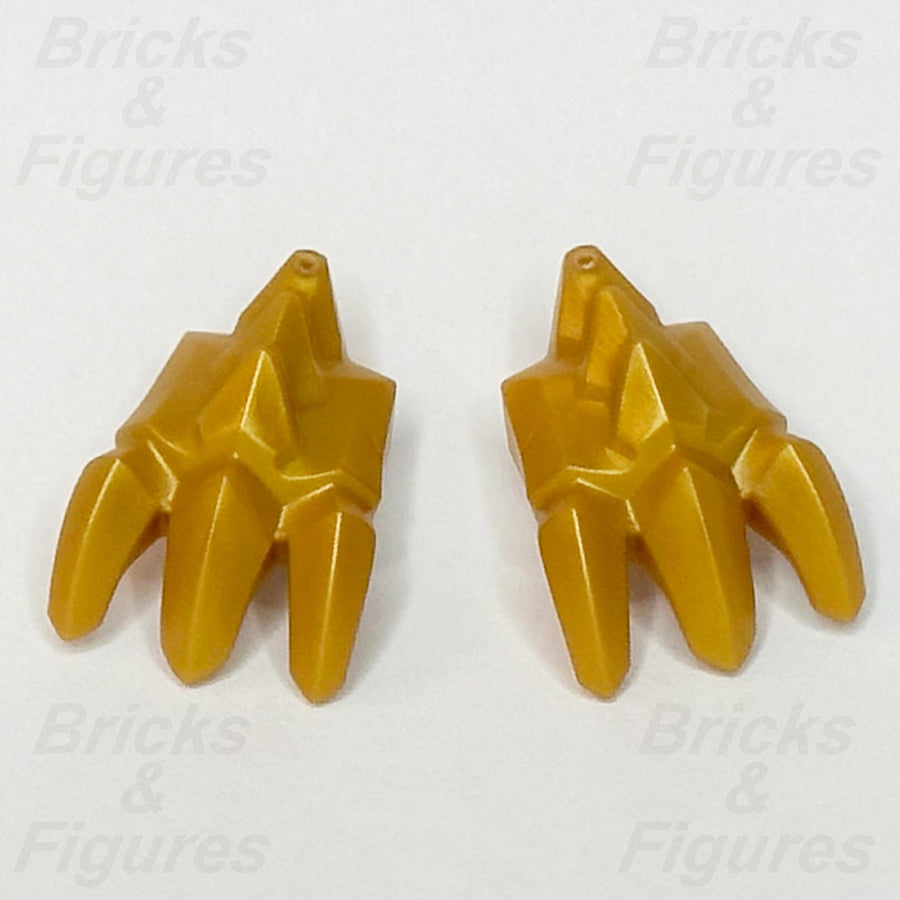 LEGO Ninjago Pearl Gold Dragon Claws Minifigure Accessory Part Weapon 7879 x 20