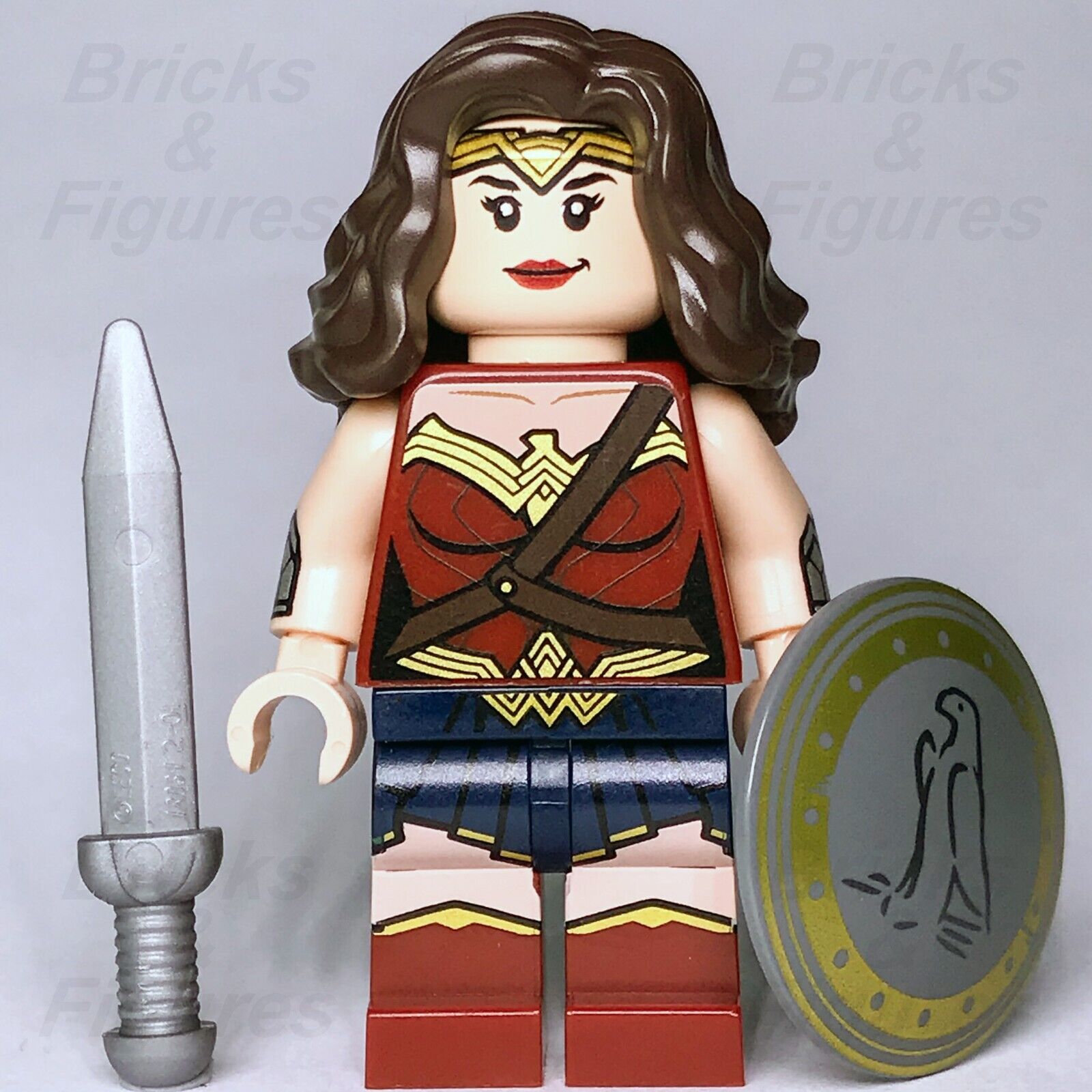 LEGO Super Heroes Wonder Woman Minifigure DC Sword & Shield 76087 76046 sh221