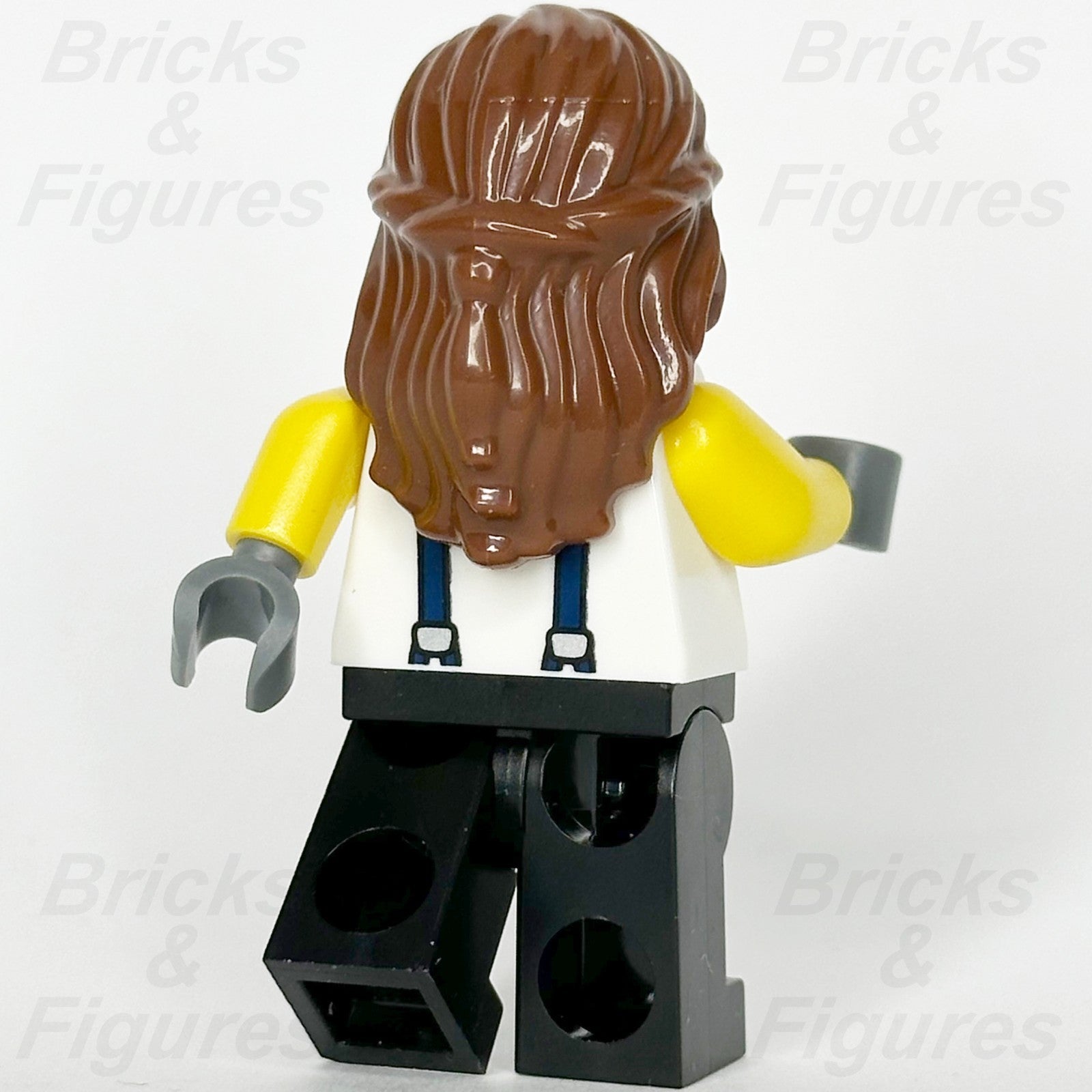 LEGO City Firefighter Minifigure Fire Shirt Suspenders Female 60414 cty17152