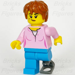 LEGO Creator Natural History Museum Visitor Minifigure w/ Prosthetic Leg 10326 - Bricks & Figures