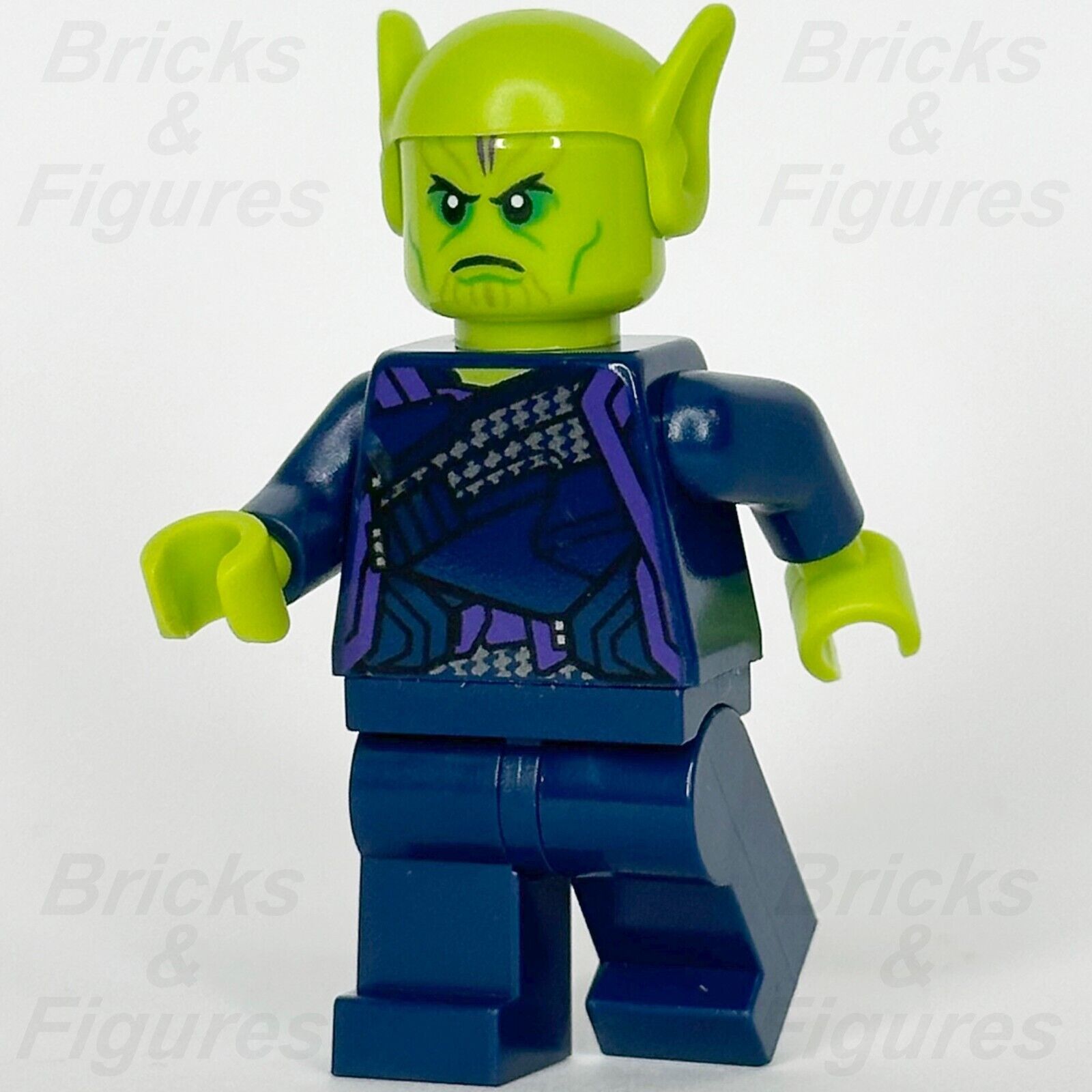 LEGO Super Heroes Talos Minifigure Skrull Captain Marvel 76127 sh0553 - Bricks & Figures