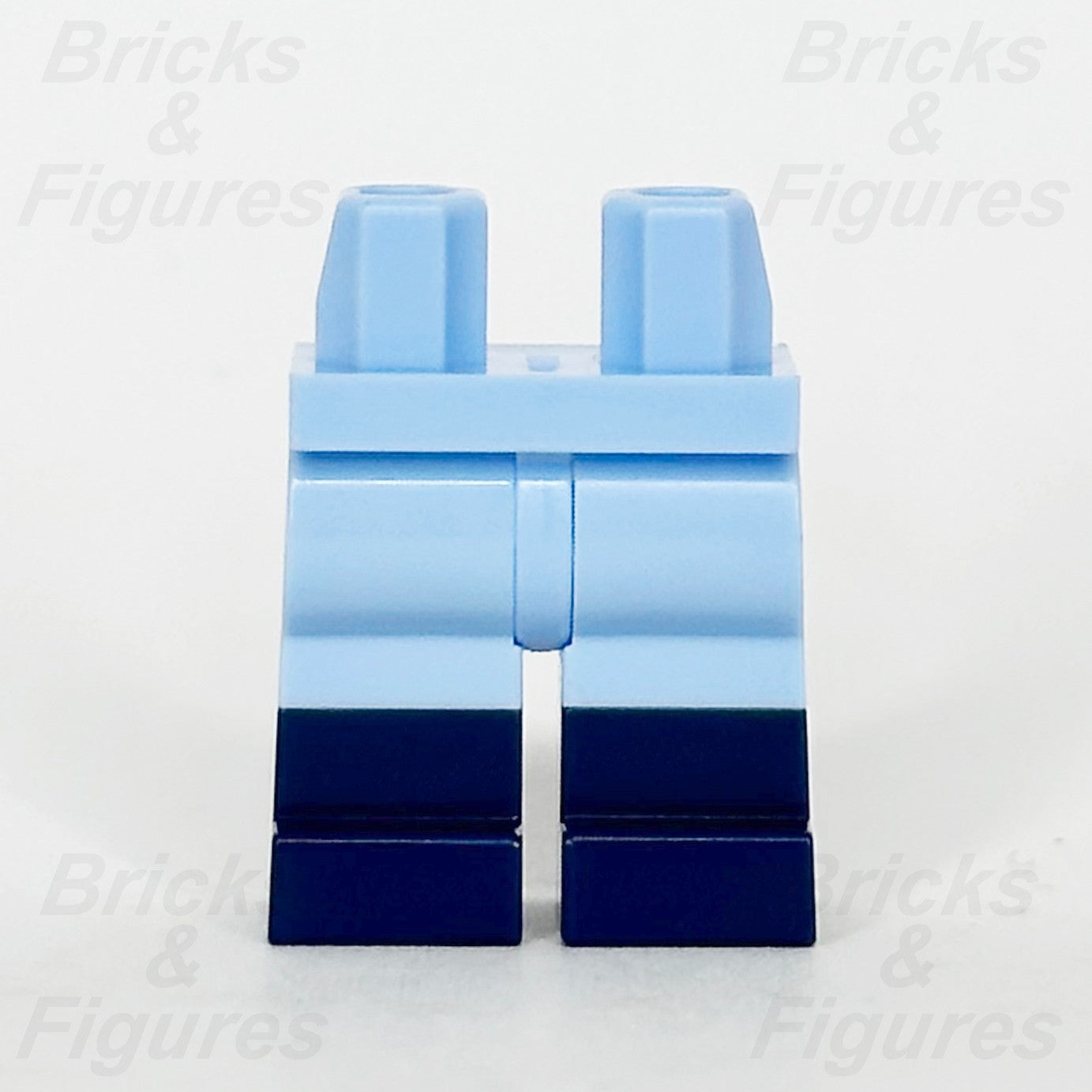 LEGO Bright Light Blue Legs Minifigure Part with Dark Blue Boots 77601 64909951