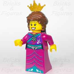 LEGO Princess with Crown & Pink Dress Castle Build-A-Minifigure (BAM) 2022 Koi0