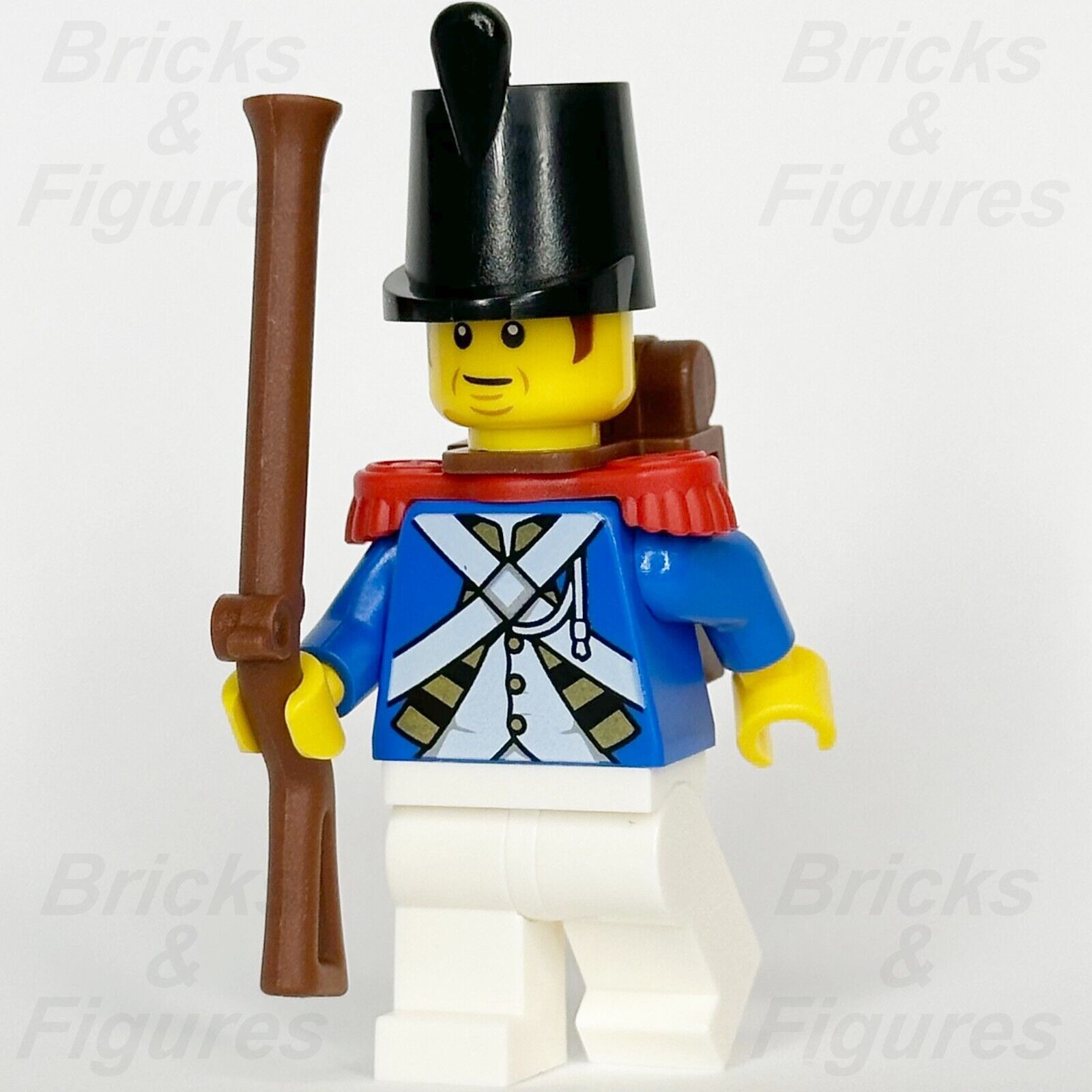 LEGO Pirates Imperial Soldier IV Minifigure Soldiers Male w/ Musket 10320 pi196 - Bricks & Figures