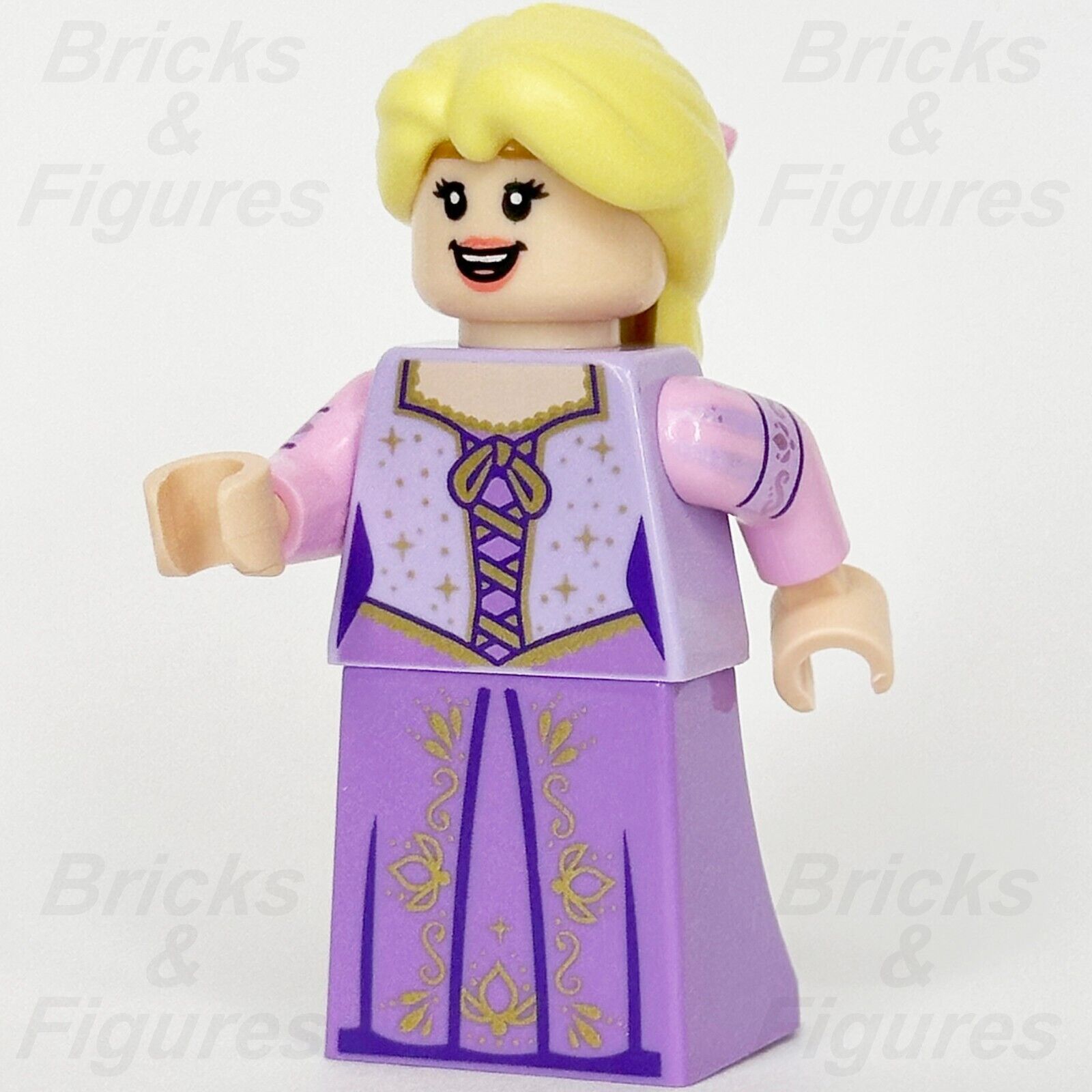 LEGO Disney Rapunzel Minifigure Disney 100 Tangled 43222 dis138 Minifig - Bricks & Figures