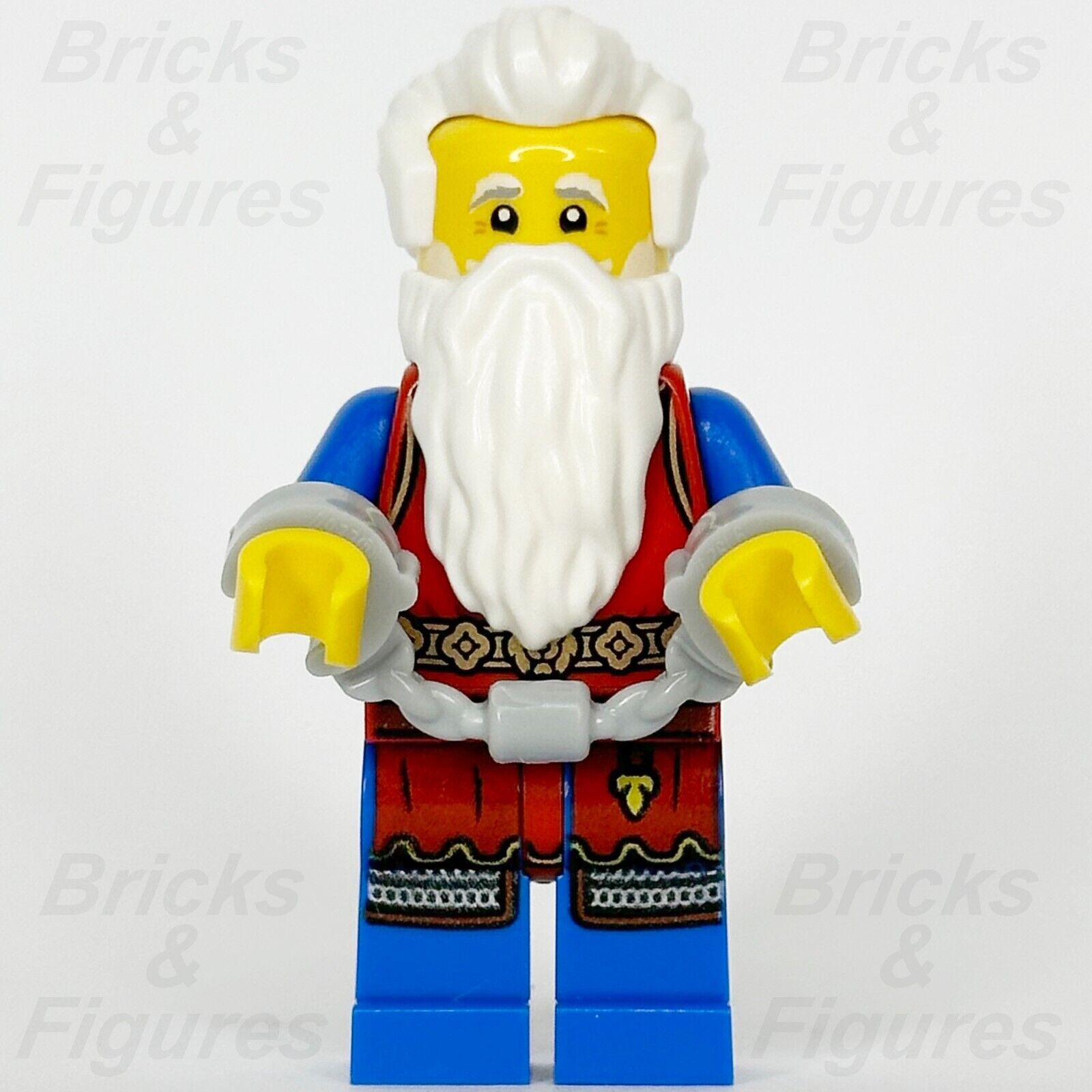 LEGO Castle Lion Knights King Minifigure Mountain Fortress 910001 adp097 - Bricks & Figures