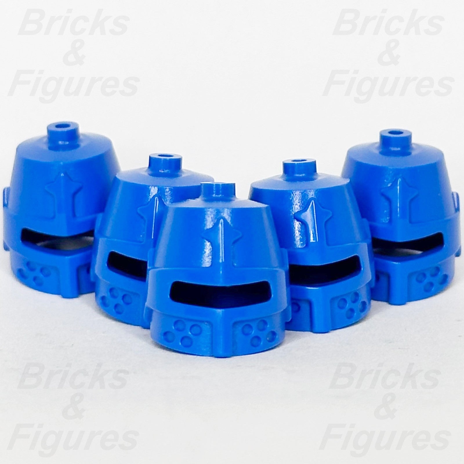 LEGO® Castle Knight Closed Helmet Minifigure Part Blue NEXO KNIGHTS 89520 x 50