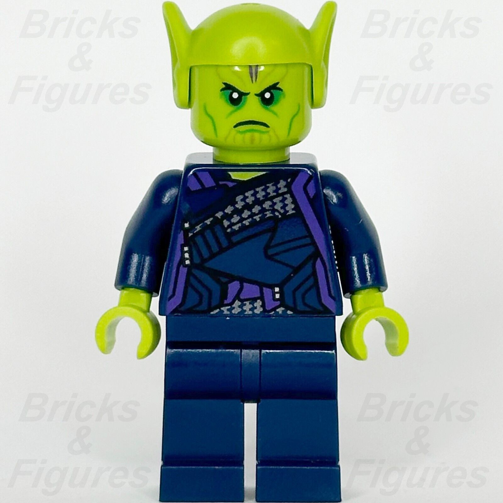 LEGO Super Heroes Talos Minifigure Skrull Captain Marvel 76127 sh0553 - Bricks & Figures