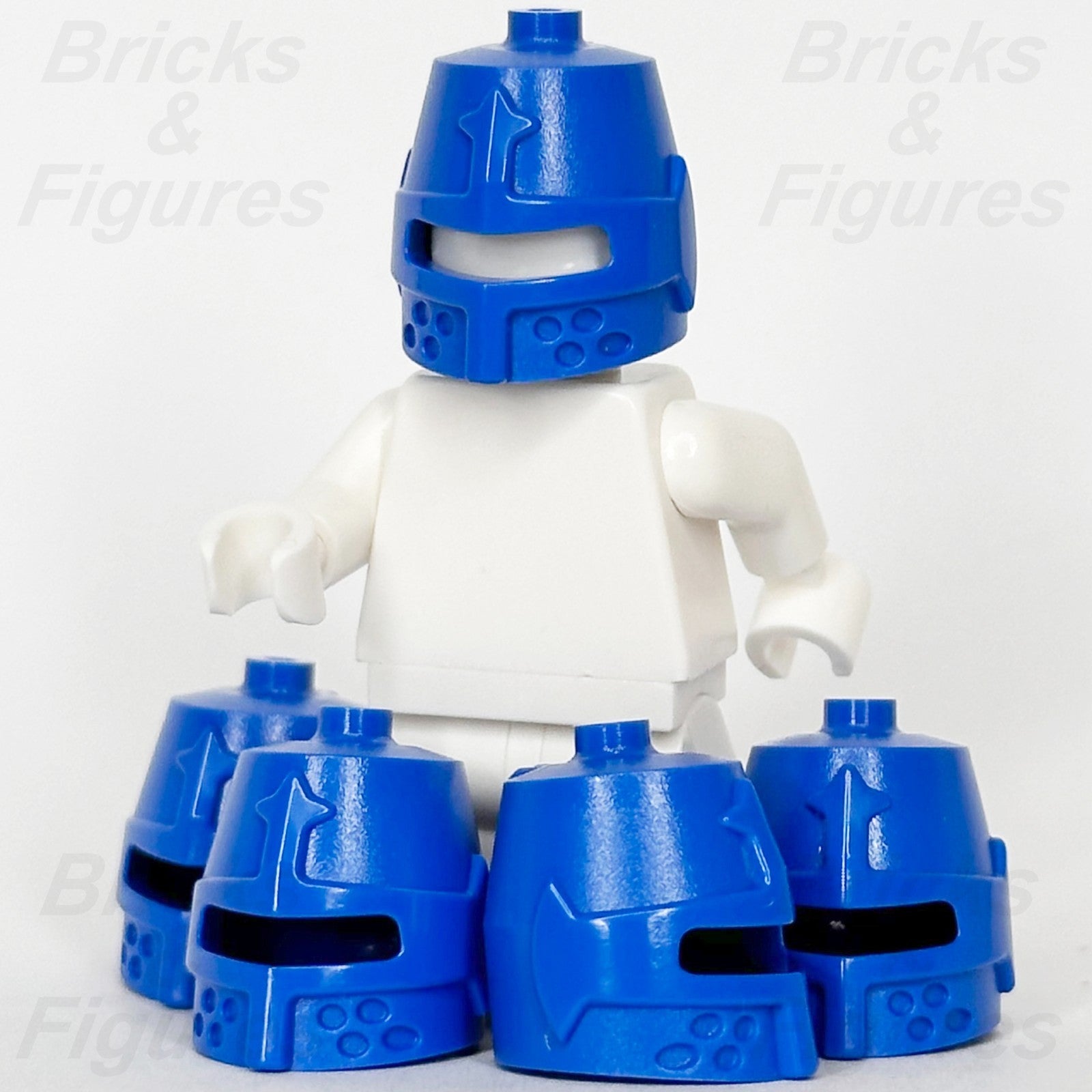 LEGO® Castle Knight Closed Helmet Minifigure Part Blue NEXO KNIGHTS 89520 x 51