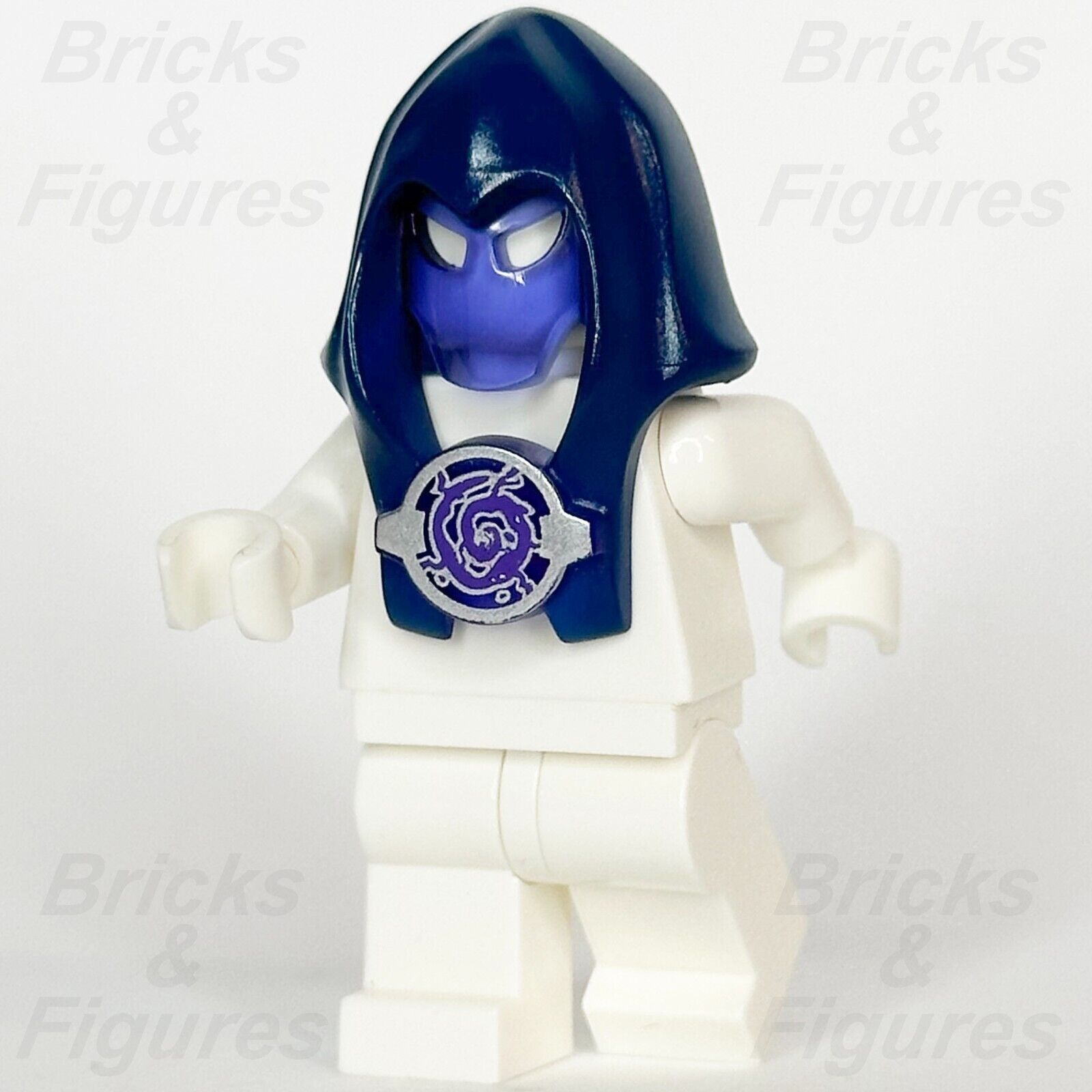 LEGO Ultra Agents AntiMatter Hood Minifigure Headgear Part Dark Blue 18731pb01