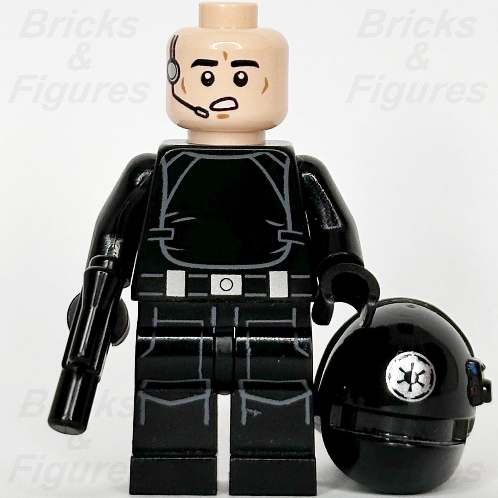LEGO Star Wars Imperial Gunner Pilot Minifigure Open Mouth 75034 sw0520 Used1
