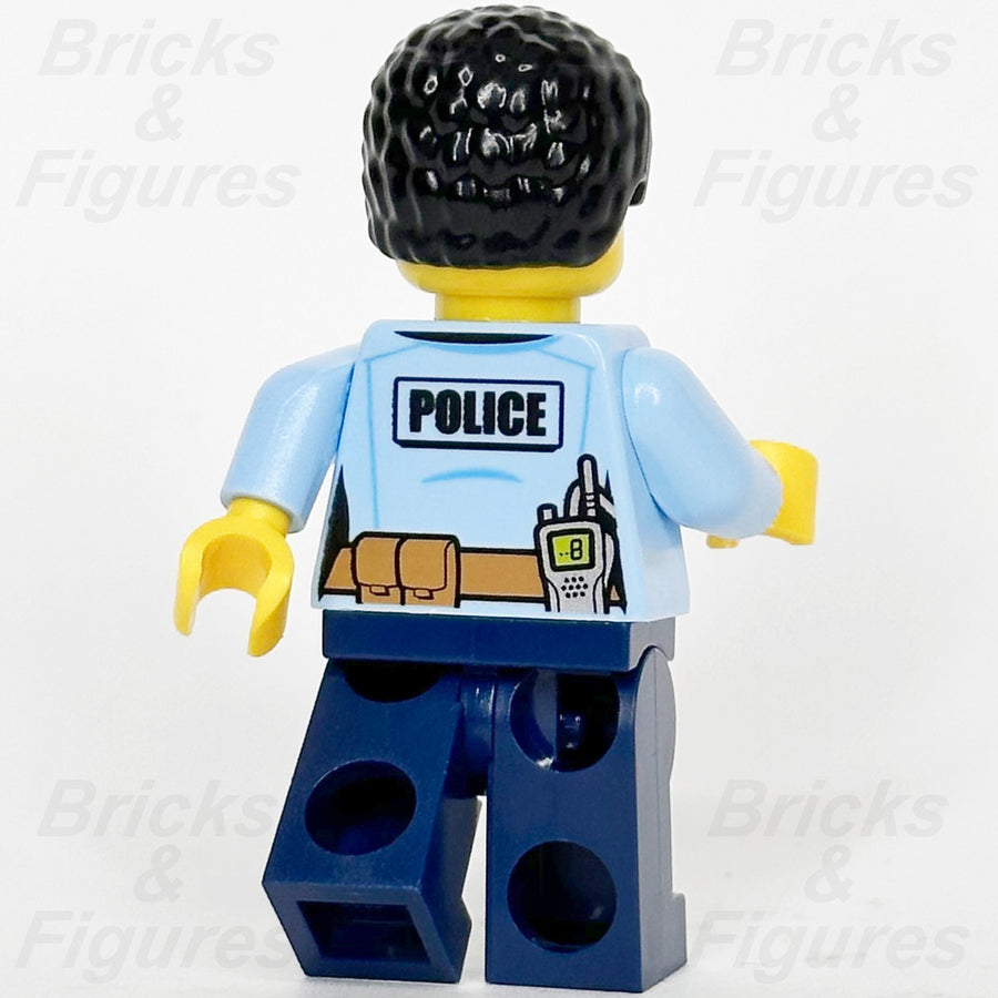 LEGO  Police City Officer Minifigure Female Town Black Curly Hair 60316 cty13812