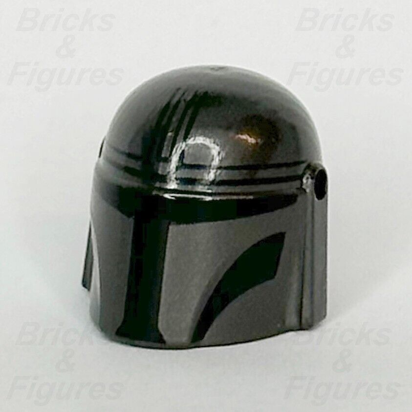 LEGO Star Wars Din Djarin Mandalorian Helmet Part SW Durasteel 75331 87610pb18 - Bricks & Figures