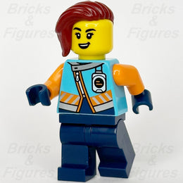 LEGO  City Arctic Explorer Minifigure Town Female Dark Red Hair 60379 cty16570