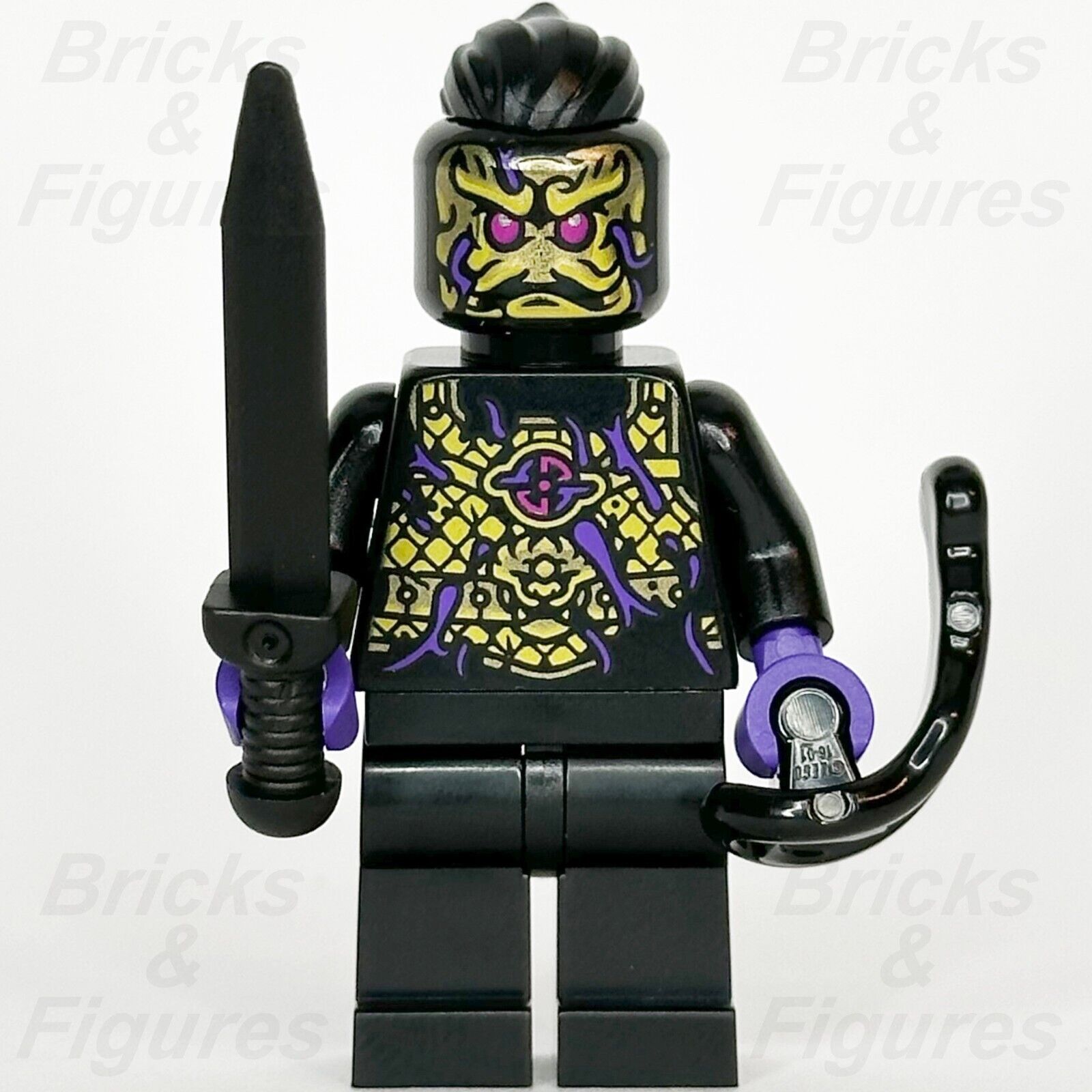 LEGO Monkie Kid Ink Demon Minifigure Black Sword 80041 80048 80043 80046 mk106 - Bricks & Figures