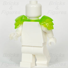 LEGO Shoulder Armour Knight Minifigure Part Translucent Bright Green 37614 Pads1
