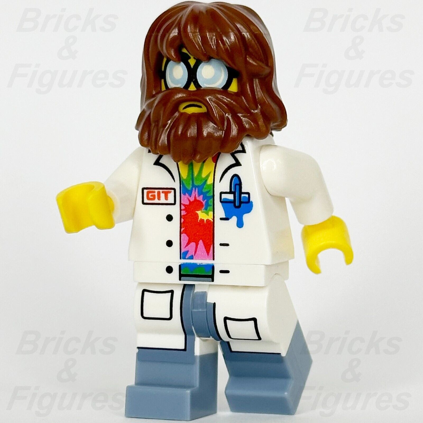 LEGO Ninjago Movie Steve Minifigure GPL Tech Design Team Scientist 70631 njo413 - Bricks & Figures