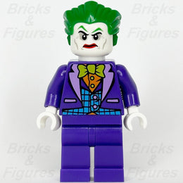 LEGO Super Heroes The Joker Minifigure Batman 2 DC 10753 sh515 Large Smile Hair - Bricks & Figures