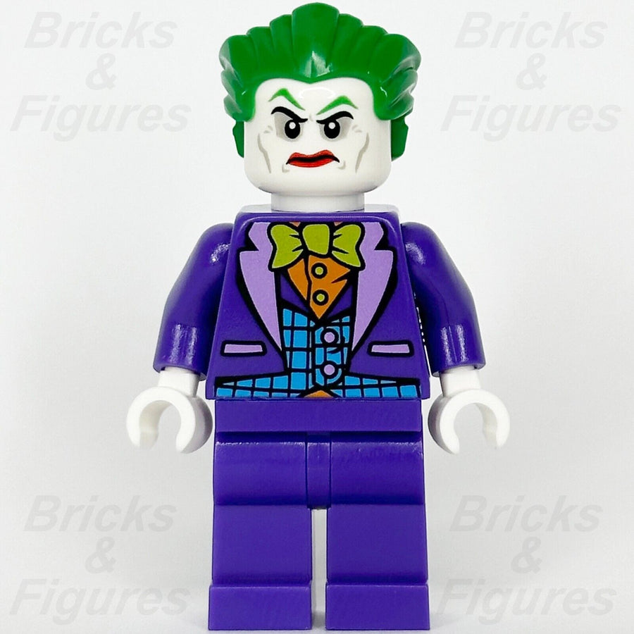 LEGO Super Heroes The Joker Minifigure Batman 2 DC 10753 sh515 Large Smile Hair - Bricks & Figures