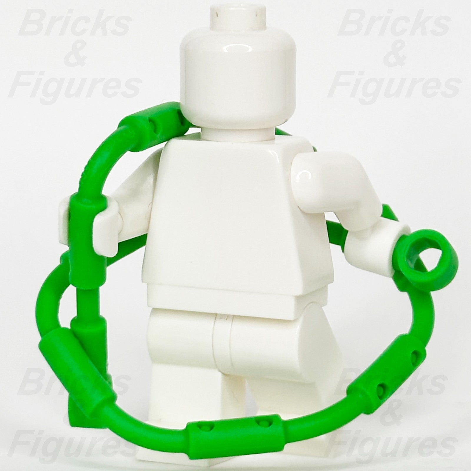 LEGO Bright Green Flexible Hose 21L Accessory Part Climbing Grip 2630 6443503 x51