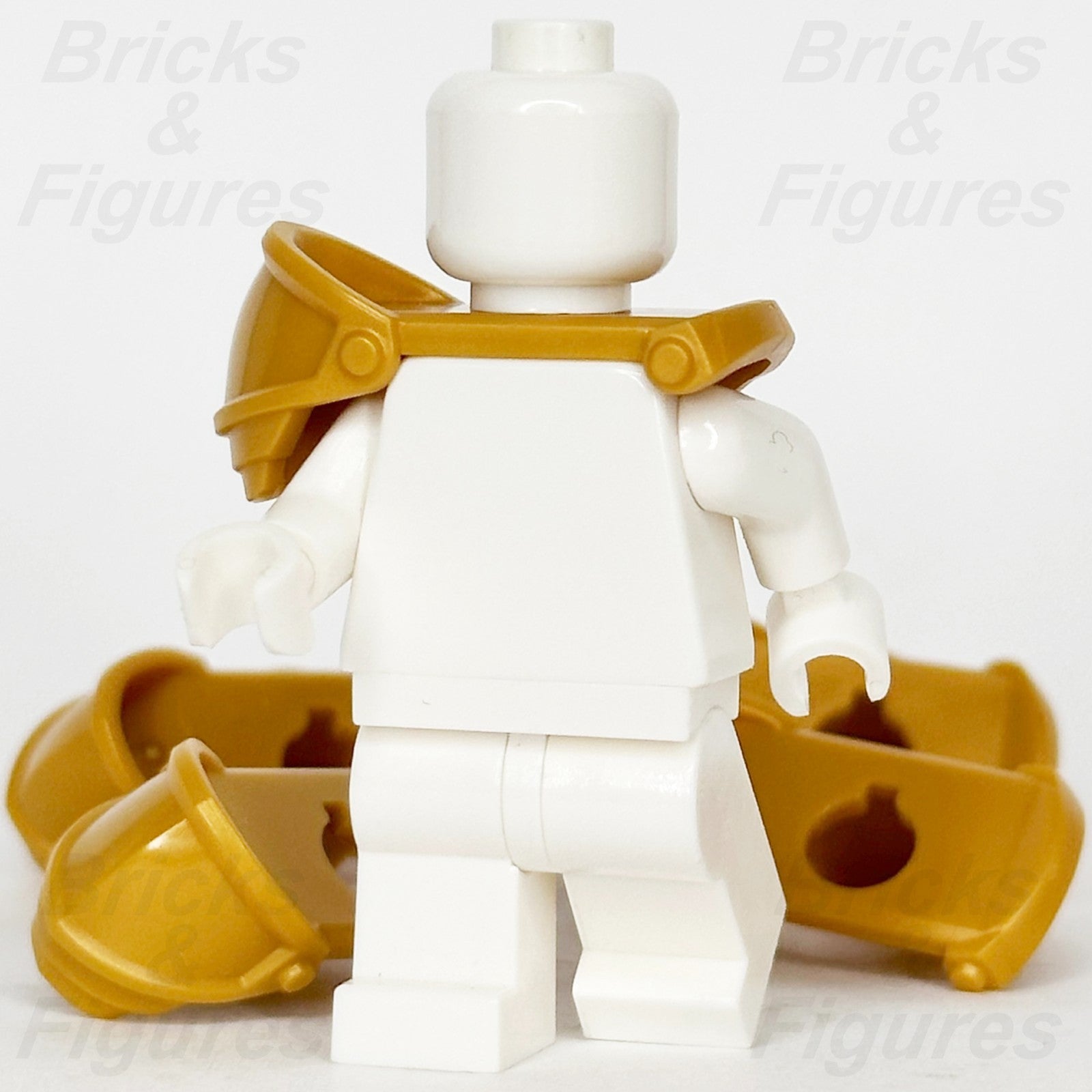 LEGO Castle Minifigure Shoulder Armour Part Pearl Gold Knight Pauldron 65435 x 51