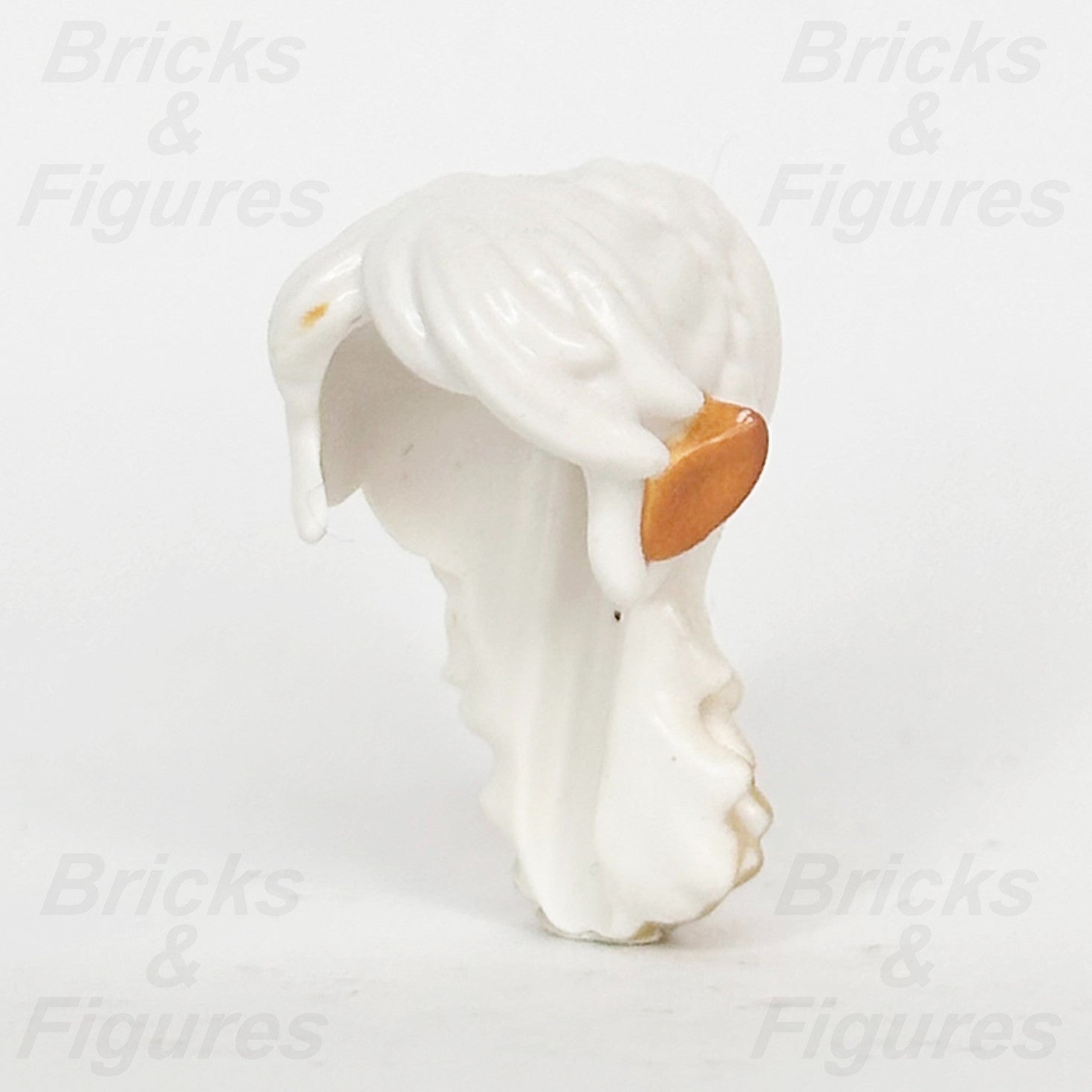 LEGO Elves Lumia Ears Hair Minifigure Part Elf Long Tapered Back White Gold Tips0