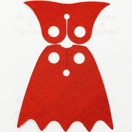 LEGO Vampire Red Black Cape & Collar Minifigure Part Cloth Starched Fabric 759040