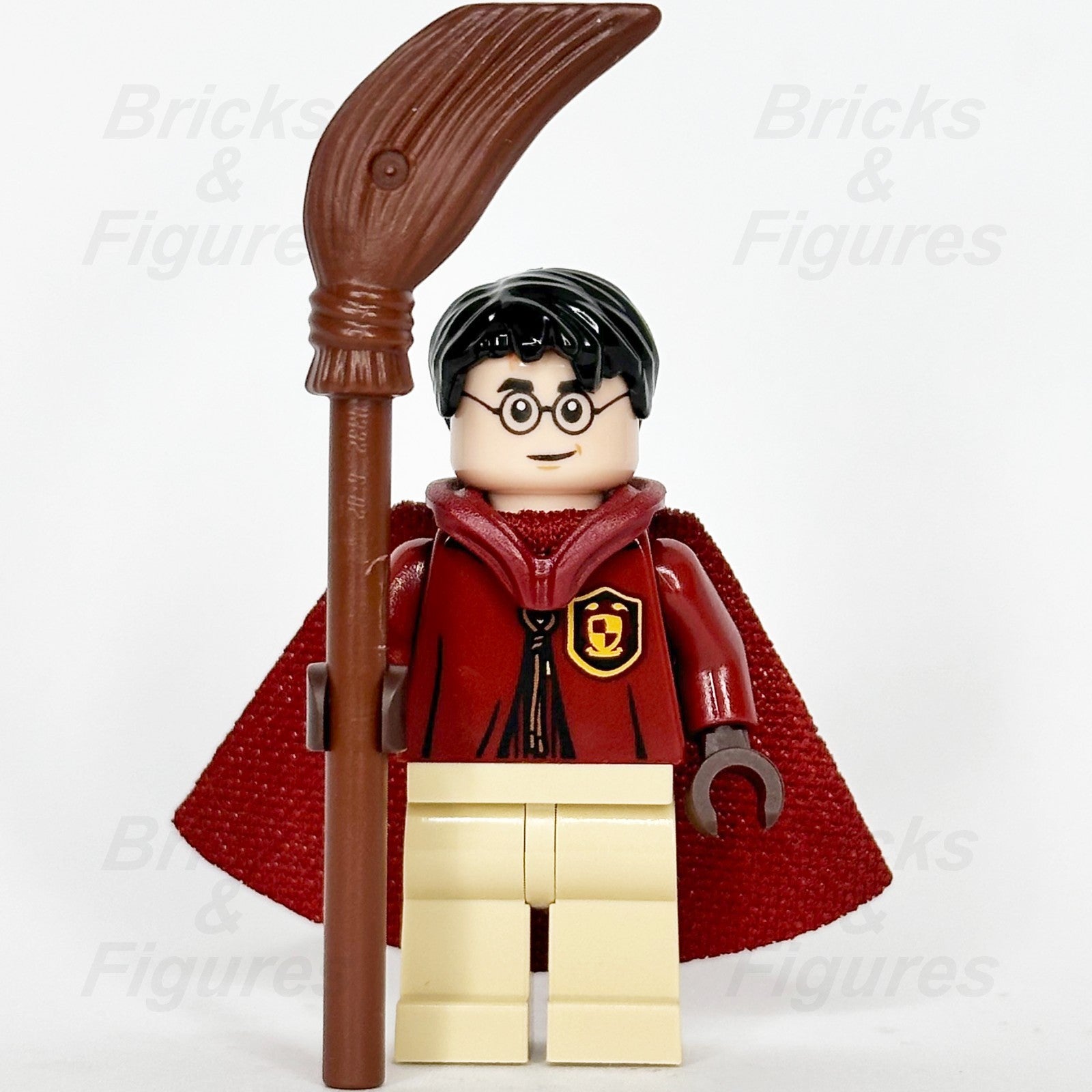 LEGO Harry Potter Minifigure Gryffindor Quidditch Uniform Hood Cape Wizard 764162