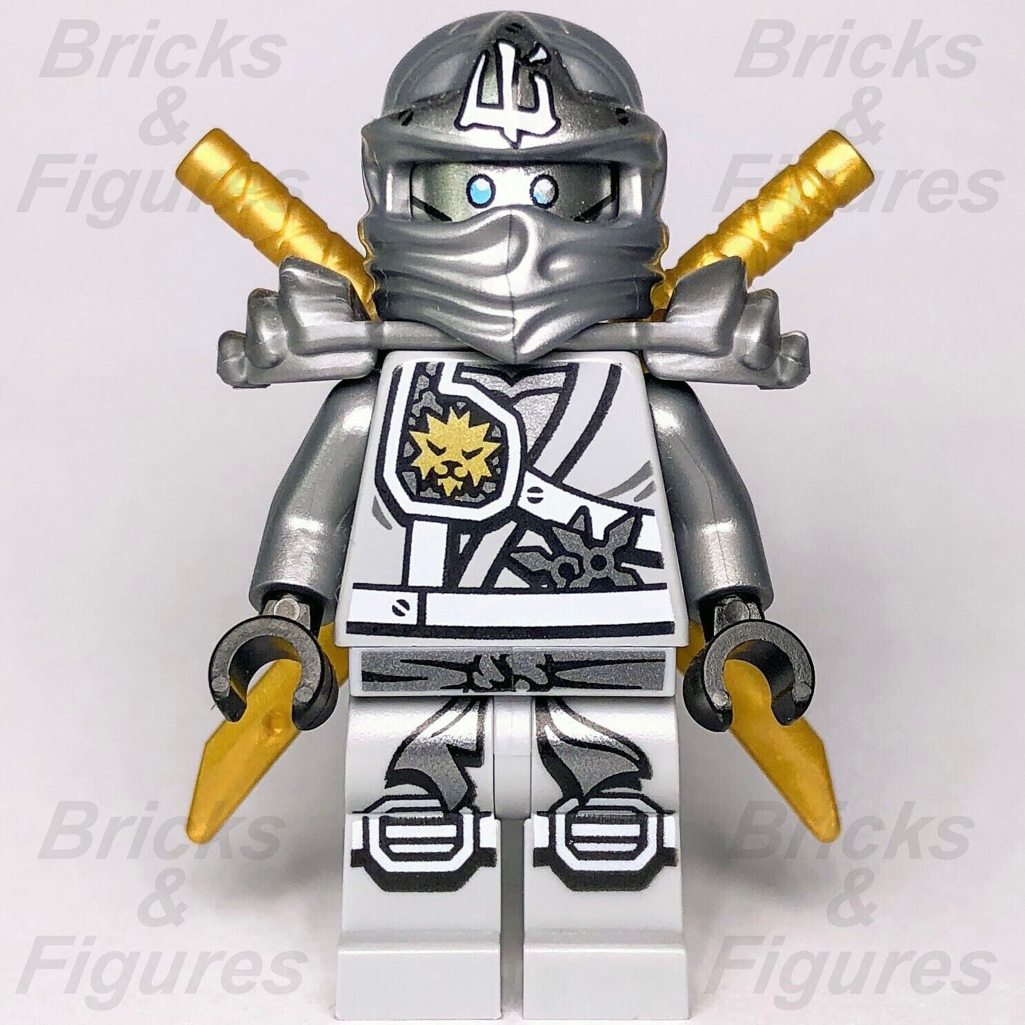LEGO Ninjago Zane Minifigure Jungle Robe Tournament of Elements Ninja 70748 - Bricks & Figures