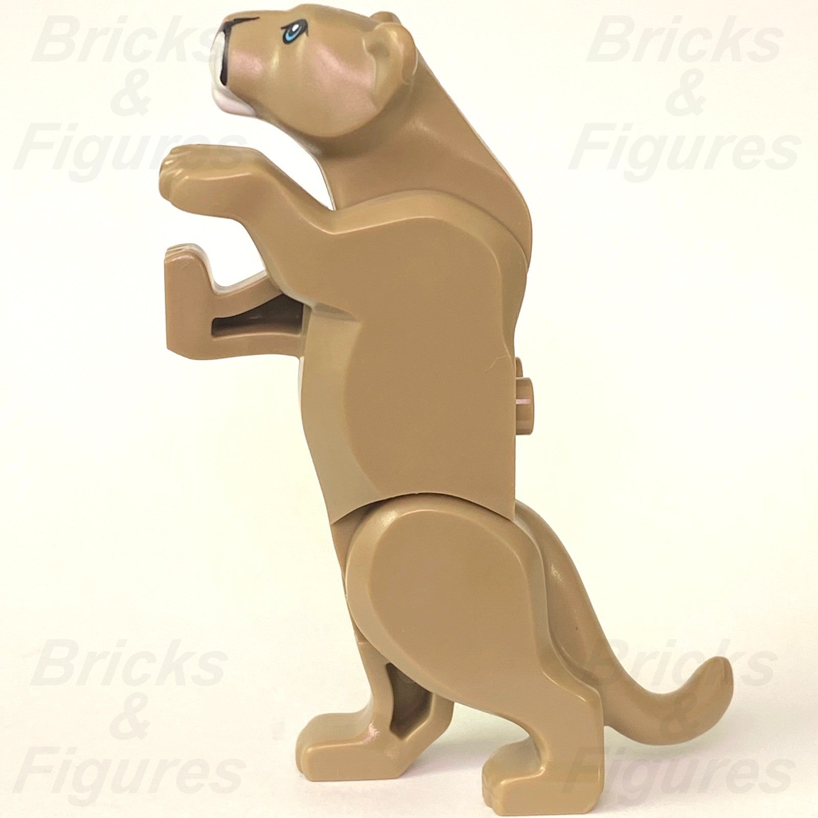 LEGO City Mountain Lion Animal Minifigure Part Police Large Cat 60174 Dark Tan4