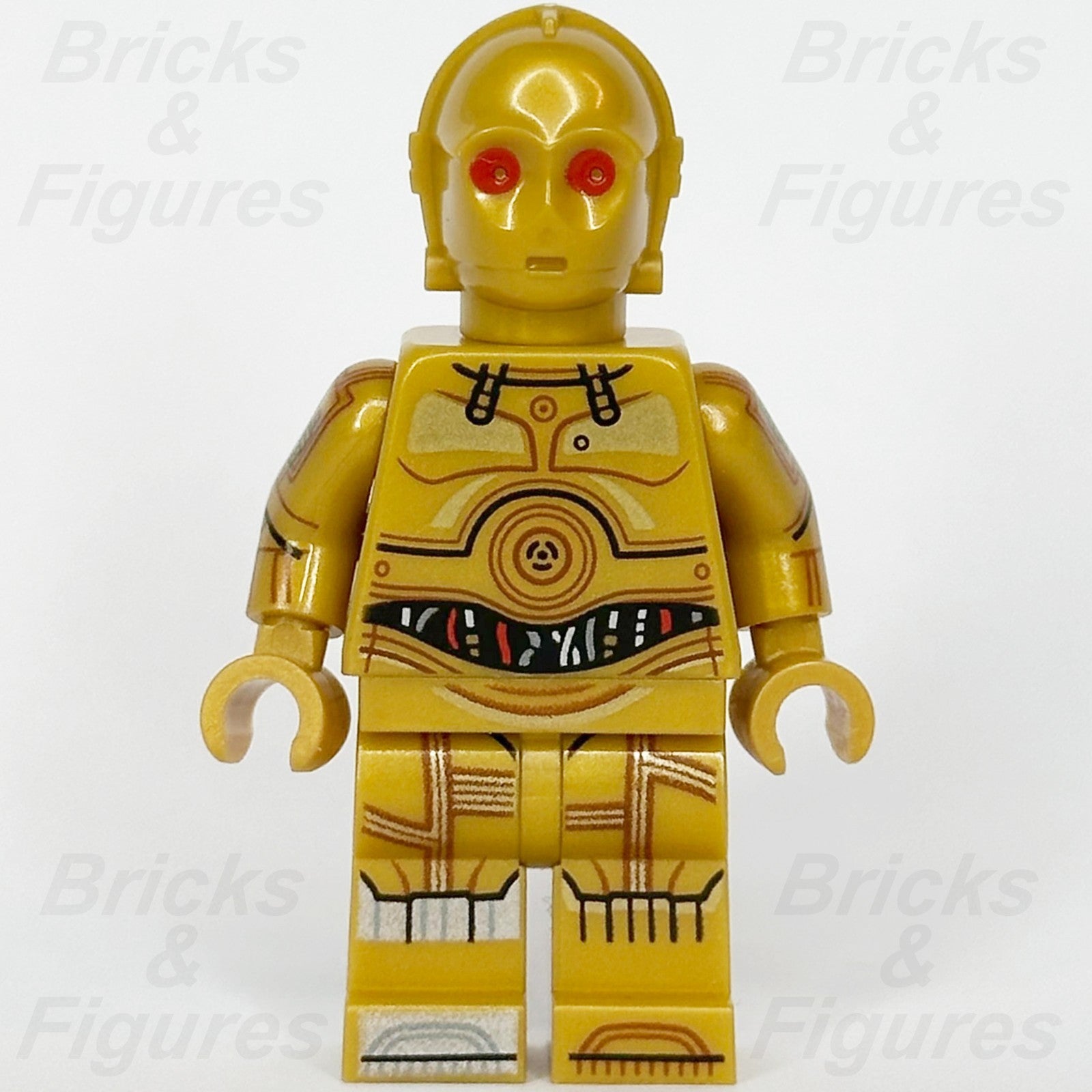 LEGO Star Wars C-3PO Minifigure Red Eyes Protocol Droid 75418 sw1440 Episode 91