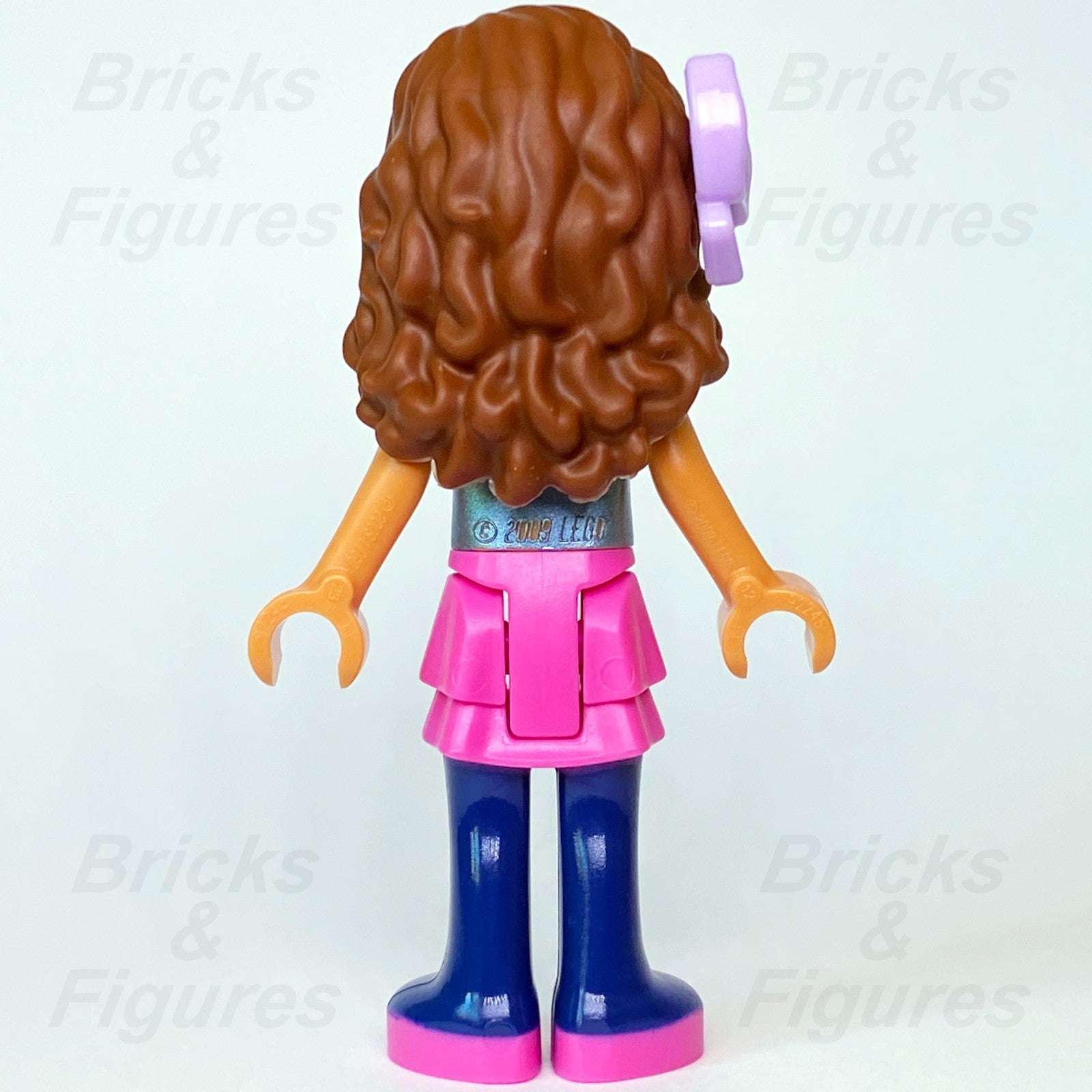 LEGO Friends Olivia Minifigure Scientist Pink Skirt Blue Jacket Leggings 413750