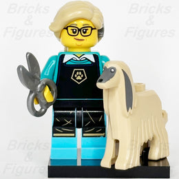 LEGO Minifigures Pet Groomer Series 25 Afghan Hound Dog 71045 col25-12 Minifig1