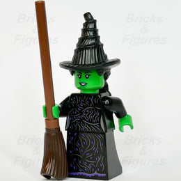 LEGO  Wicked Elphaba Minifigure Black Dress Broom Witch of the West 75691 wck0190