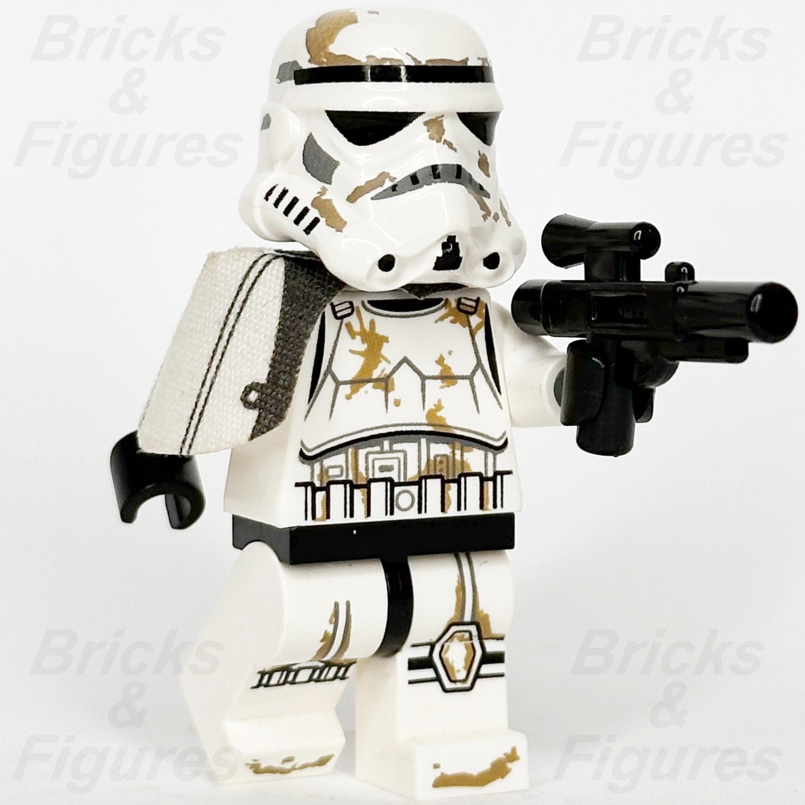 LEGO Star Wars Sandtrooper Minifigure Dirt Stains White Pauldron 9490 Used0