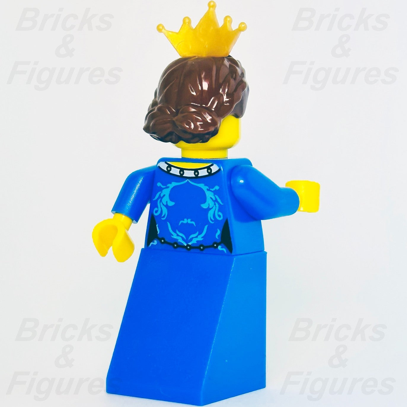 LEGO Castle Crown Queen Minifigure Fantasy Era Noble Blue Dress 7079 cas4162