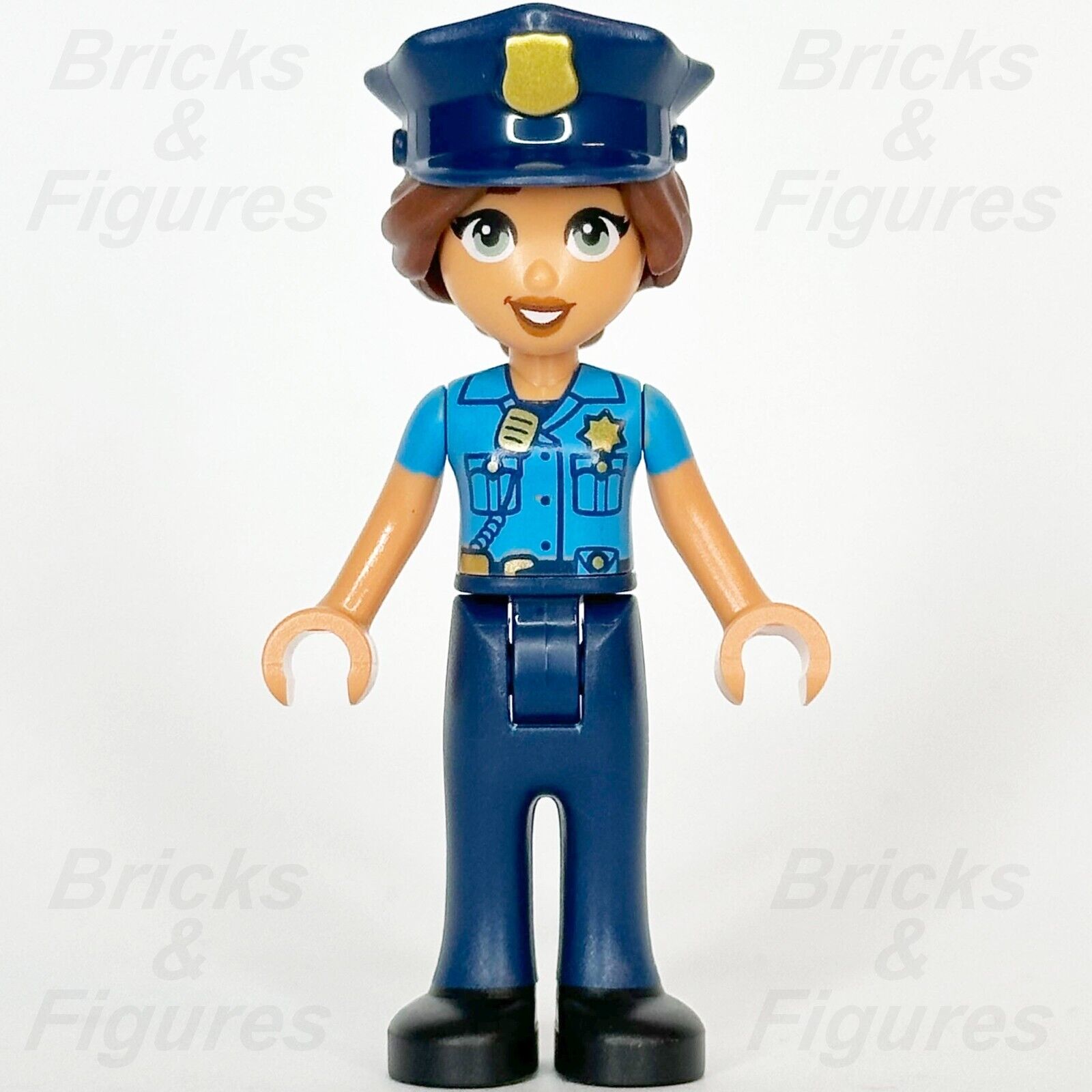 LEGO Friends Isabella Minifigure Police Uniform Outfit Blue Hat 41732 frnd575 - Bricks & Figures