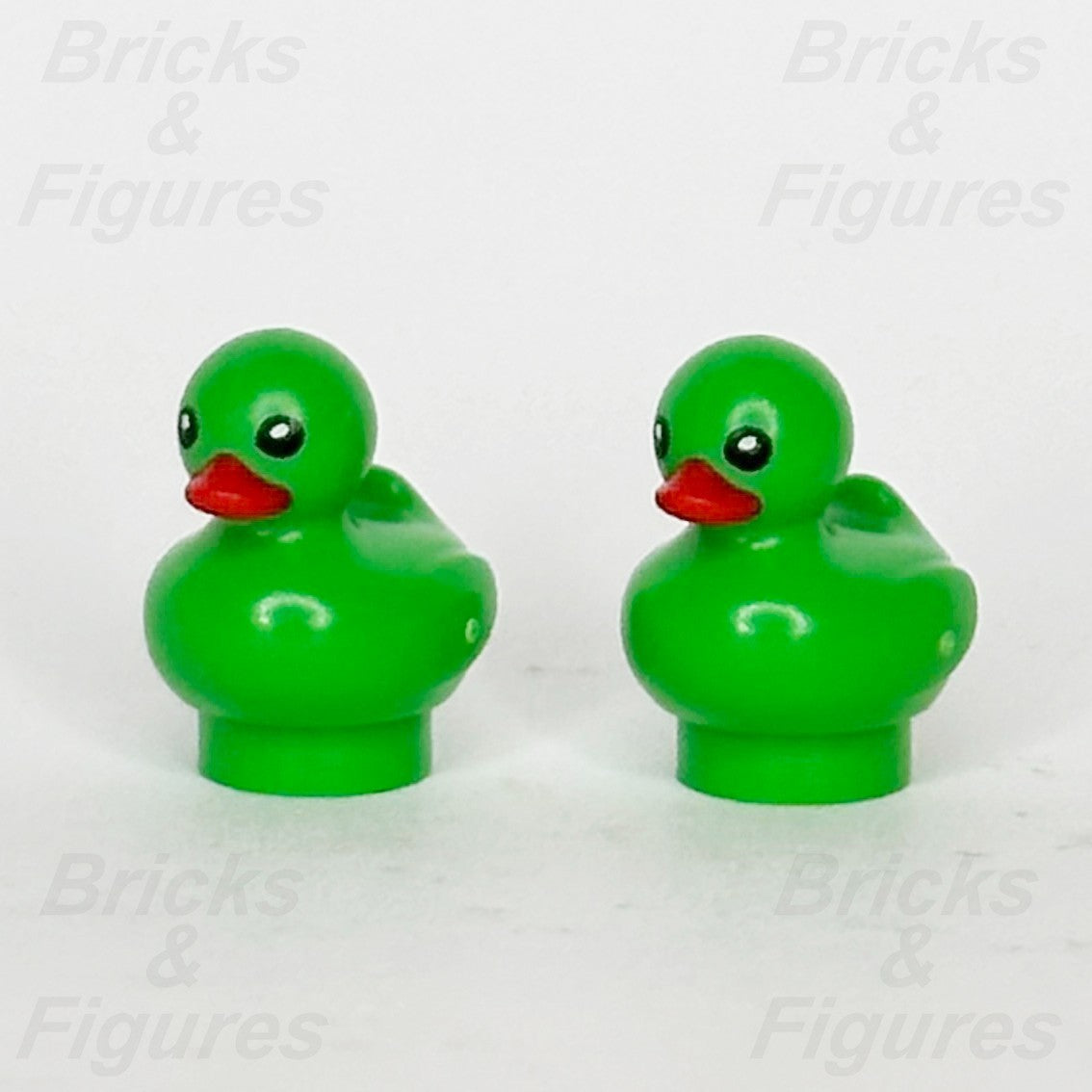 LEGO Bright Green Duckling Baby Duck Red Beak City Animal 49661pb02 Ducks x 20